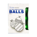 Ideal Living Christmas Balls 8cm 6's