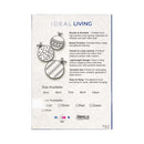 Ideal Living Christmas Balls 8cm 6's