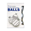 Ideal Living Christmas Balls 10cm 6's