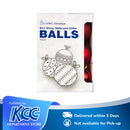 Ideal Living Christmas Balls 10cm 6's