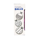 Ideal Living Christmas Balls Lavender 3's