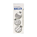 Ideal Living Christmas Balls Off White 3's