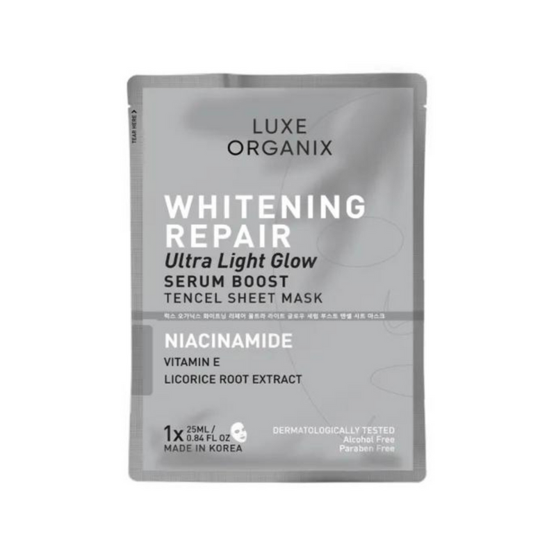 Luxe Organix Whitening Repair Serum Boost Mask 25ml