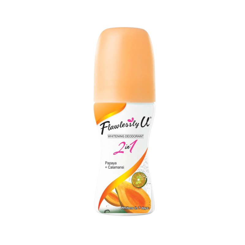 Flawlessly U Whitening Deodorant Papaya + Calamansi 40ml