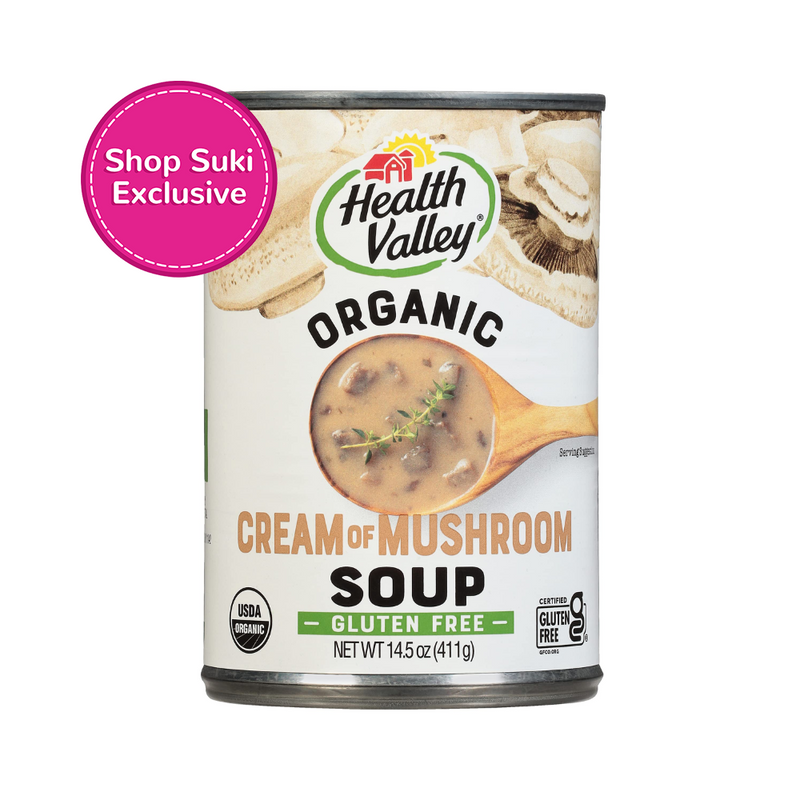 Health Valley Organic Cream Of Mushroom Soup 411g