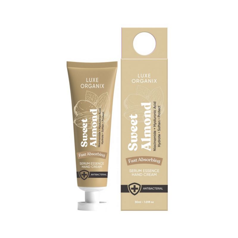 Luxe Organix Sweet Almond Serum Essence Hand Cream 30ml