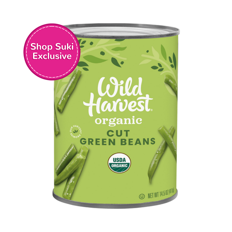 Wild Harvest Organic Cut Green Beans 411g