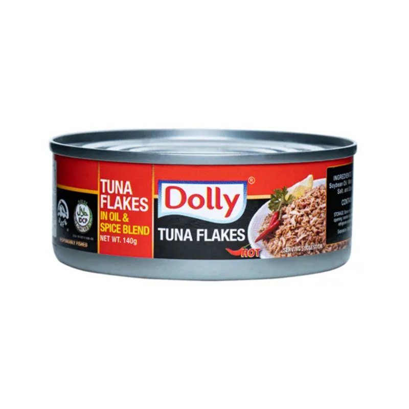 Dolly Tuna Flakes In Oil And Spice Blend 140g