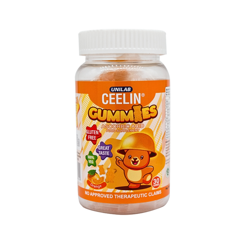 Ceelin Gummies Ascorbic Acid Orange 30's