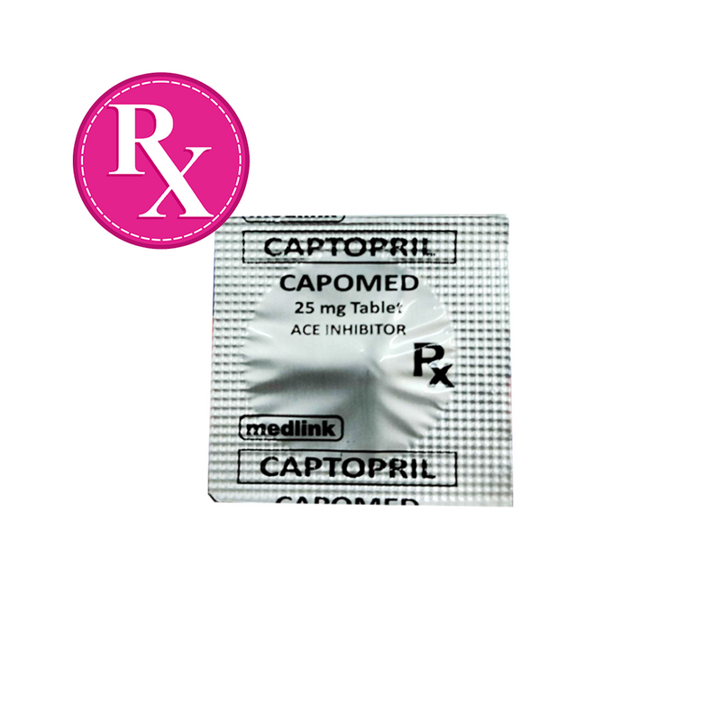 Capomed Captopril 25mg Tablet By 1's