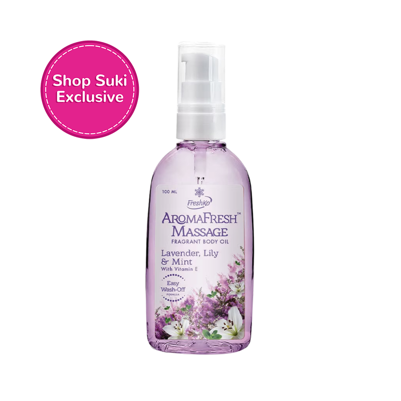 Freshko AromaFresh Massage Body Oil Lavender Lily & Mint 100ml