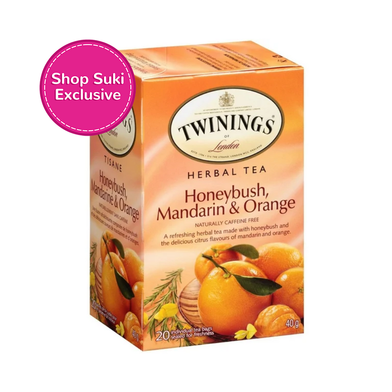 Twinings Honeybush, Mandarin And Orange Herbal Tea 40g