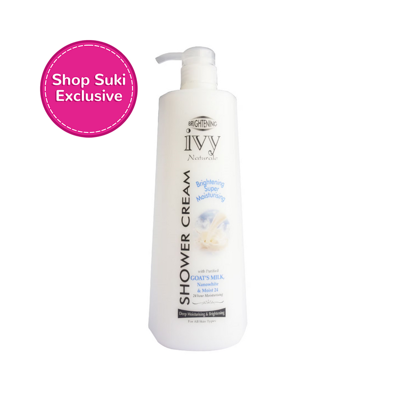 Ivy Natural Brightening Shower Cream Goats Milk 1000ml