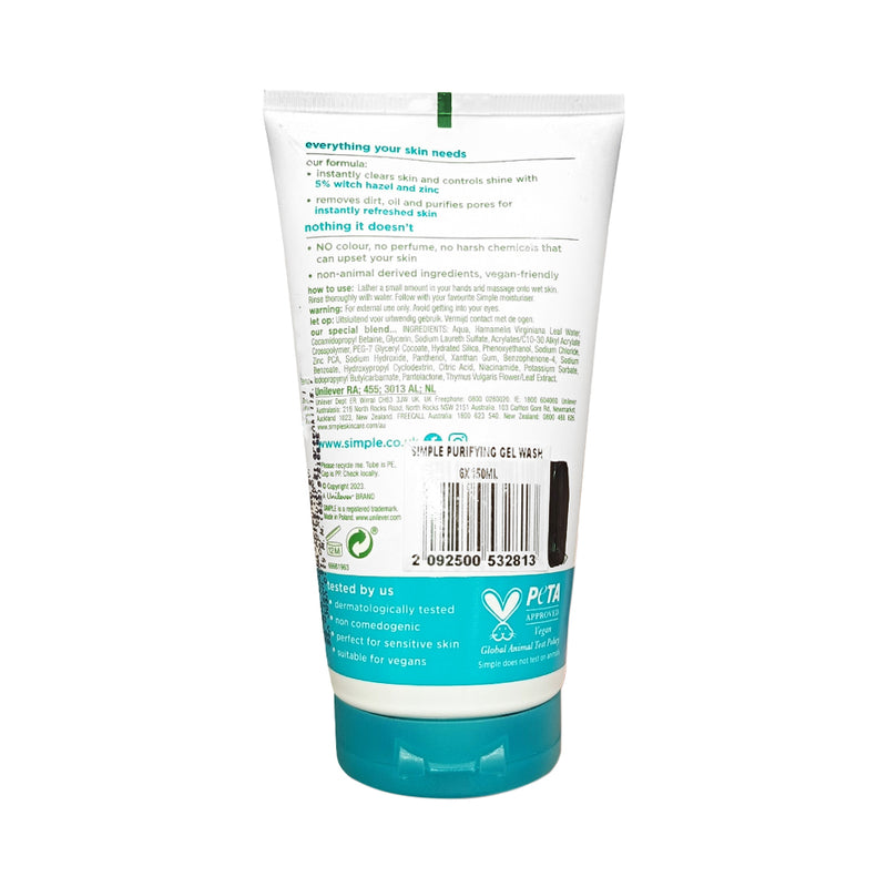 Simple Purifying Gel Wash 150ml