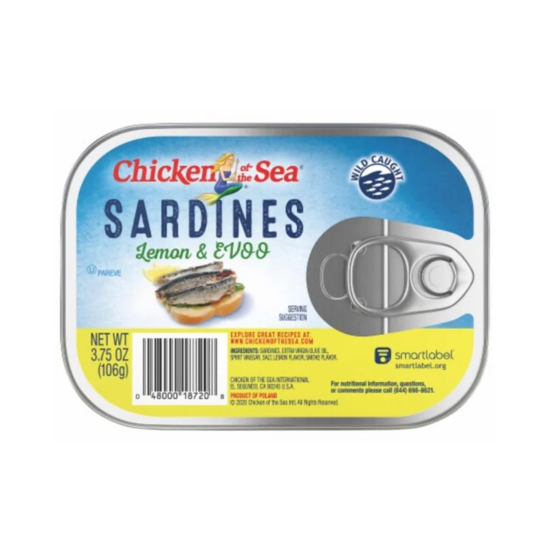 Chicken Of The Sea Sardines Lemon And Evoo 106g