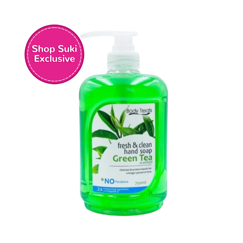 Body Treats Green Tea Hand Soap 750ml