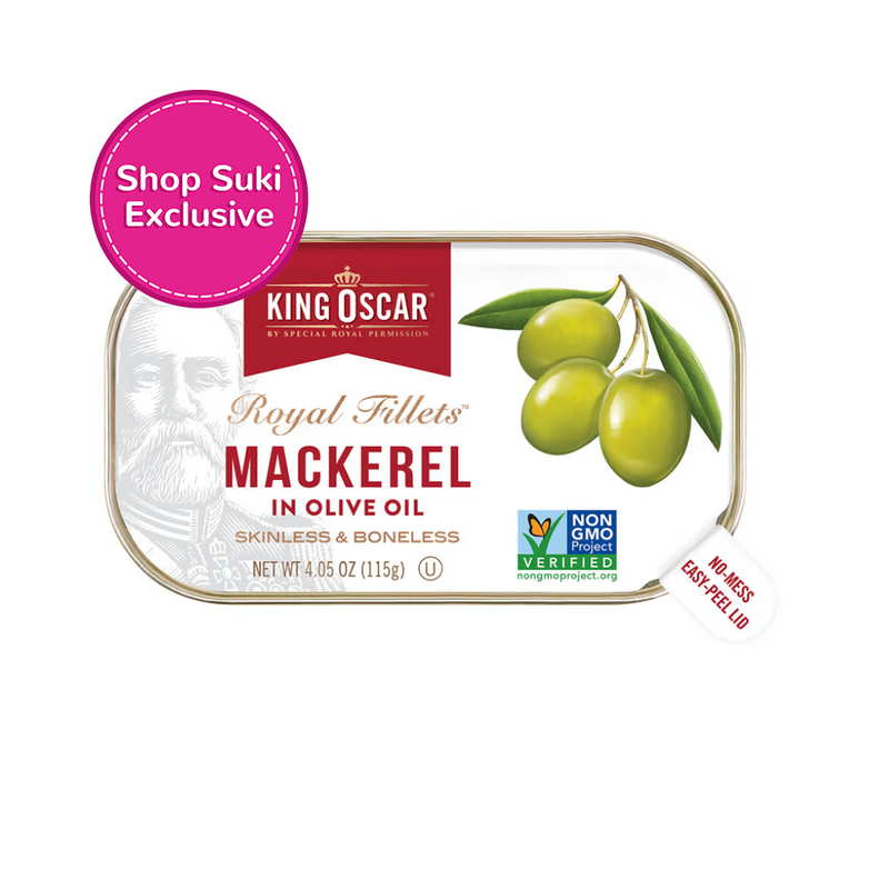 King Oscar Mackerel In Olive Oil 115g