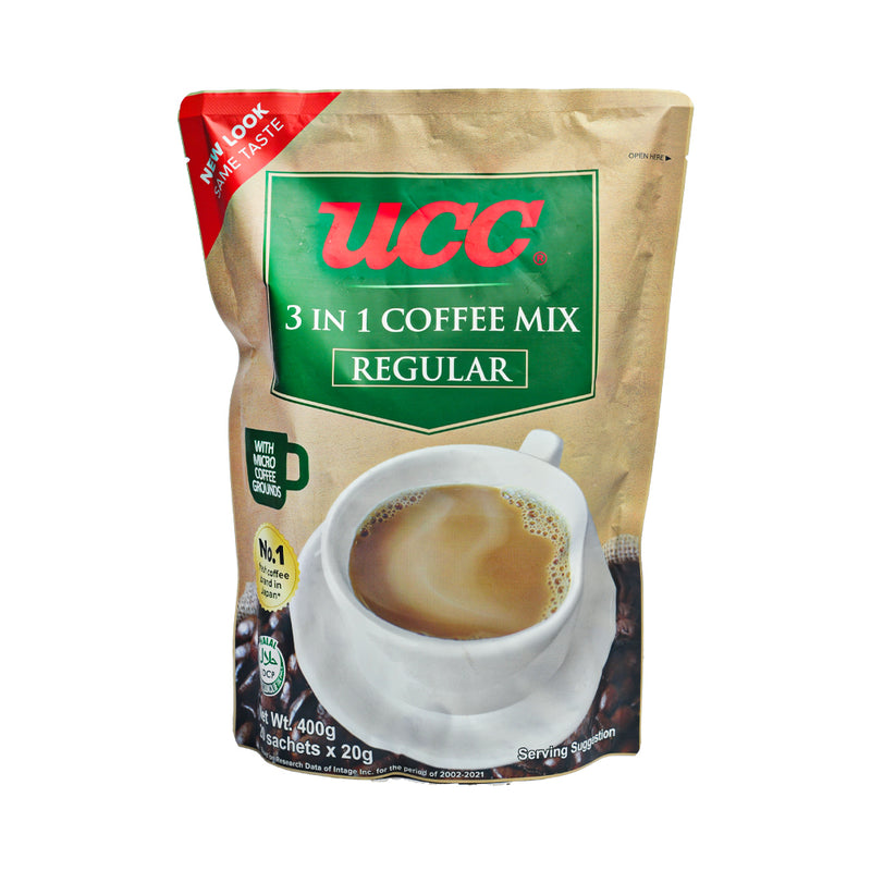 UCC 3in1 Coffee Mix Regular 20g x 20's