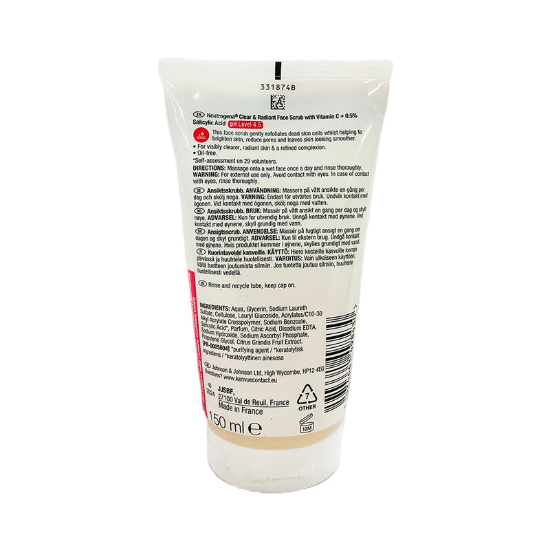 Neutrogena Refreshing Clear Daily Exfoliating 150ml