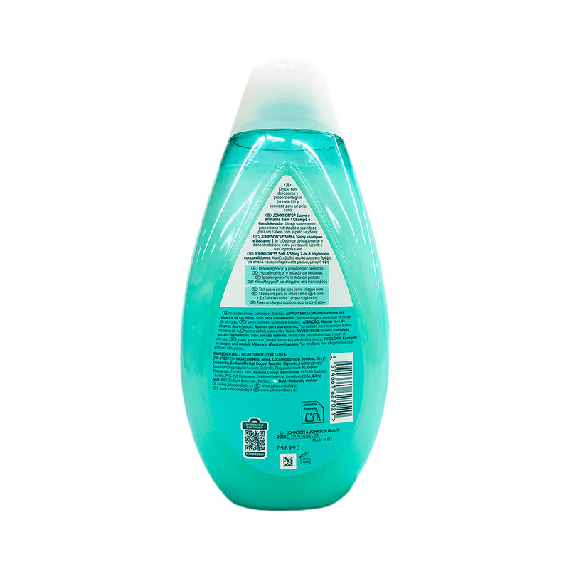 Johnson's Baby 2in1 Shampoo And Conditioner Soft And Shiny 500ml