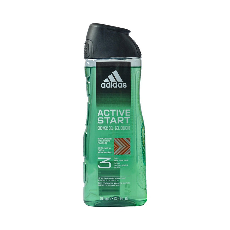 Adidas 3 in 1 Shower Gel Active Start 400ml (13.5oz)