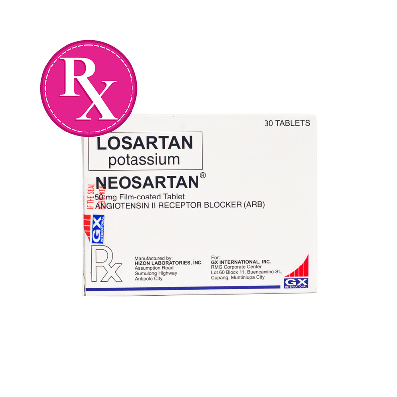 Neosartan Fc Losartan Potassium 50mg Tablet By 1's