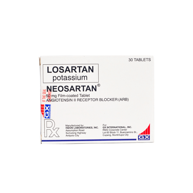 Neosartan Fc Losartan Potassium 50mg Tablet By 1's