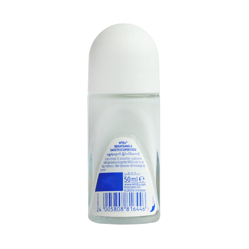 Nivea Deodorant Brightening And Smooth 8 Super Food Roll-on 50ml
