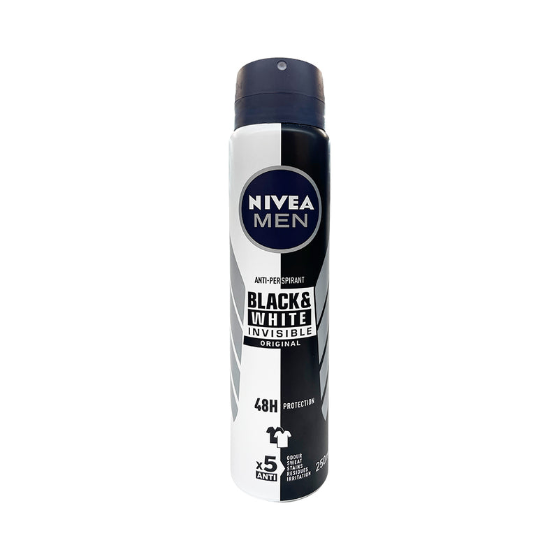 Nivea Men Deo Spray Black And White Invisible 250ml