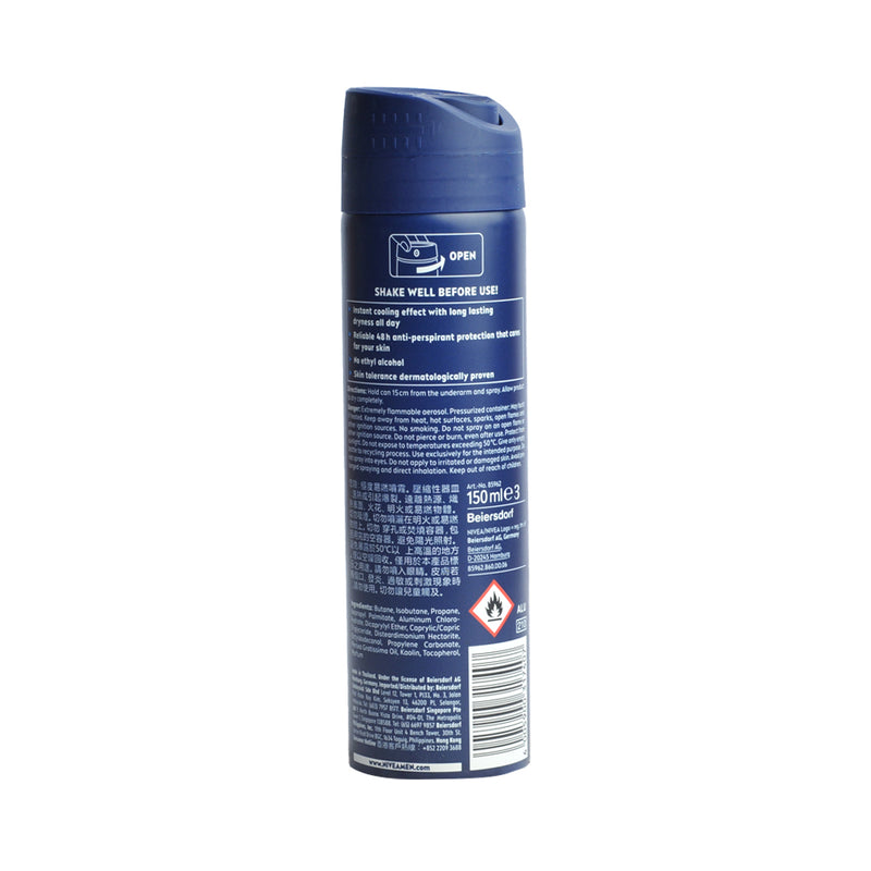 Nivea For Men Cool Powder Quick Dry Deodorant Spray 150ml