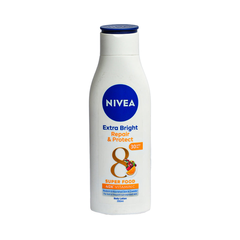 Nivea Whitening Body Lotion Extra Bright Repair And Protect SPF30 200ml
