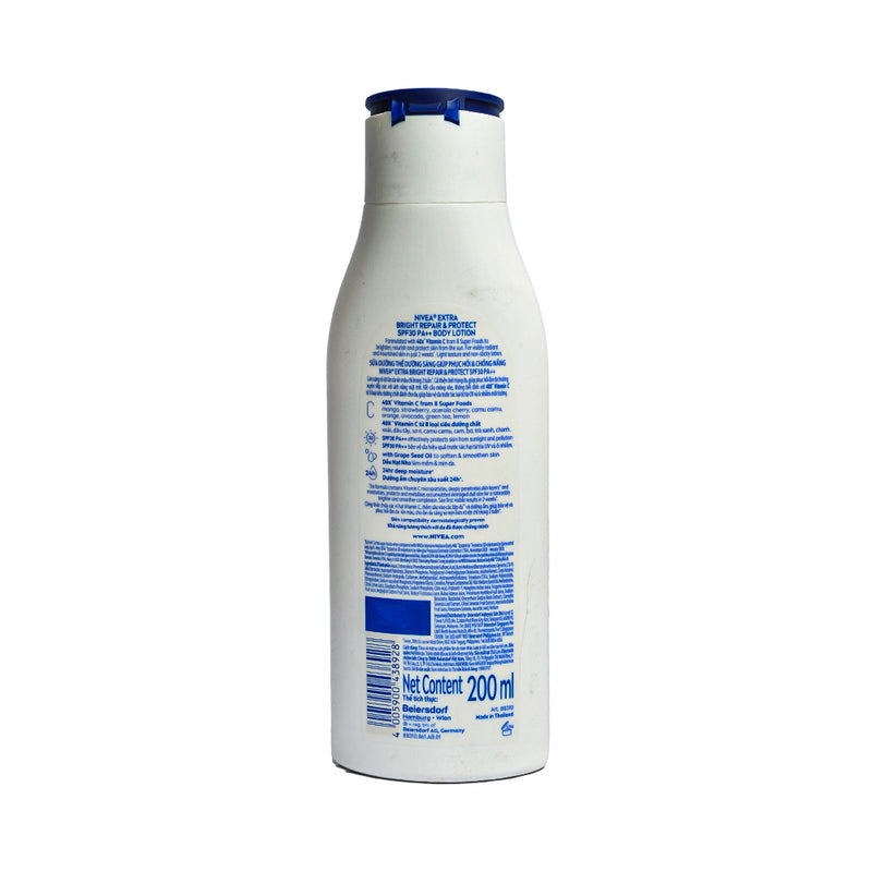 Nivea Whitening Body Lotion Extra Bright Repair And Protect SPF30 200ml
