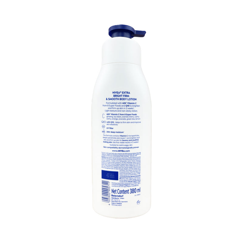 Nivea Extra Bright Lotion Firm And Smooth 380ml