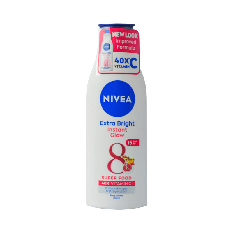 Nivea Extra Bright Lotion Instant Glow SPF 15 200ml