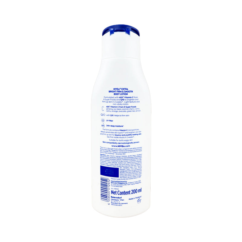 Nivea Extra Bright Lotion Firm And Smooth 200ml