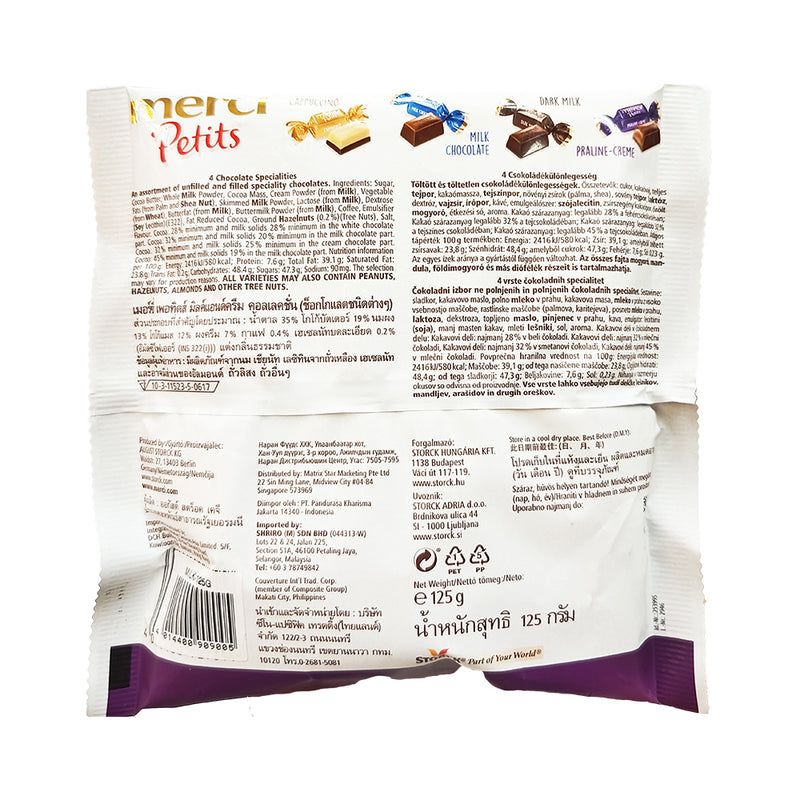 Merci Petits Milk And Cream Chocolate 125g