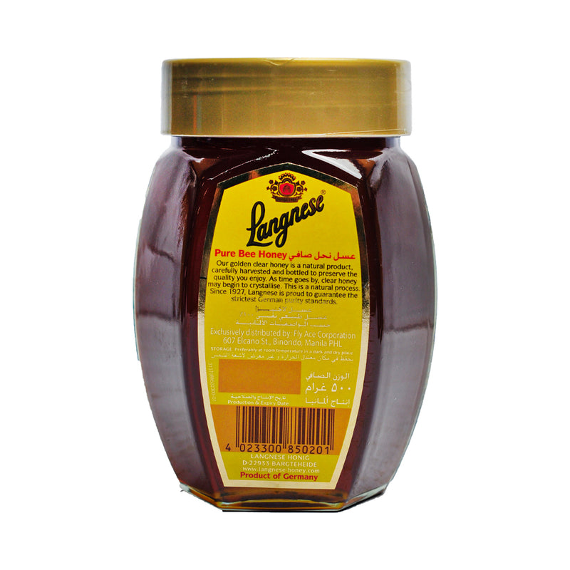 Langnese Honey Golden Clear 500g