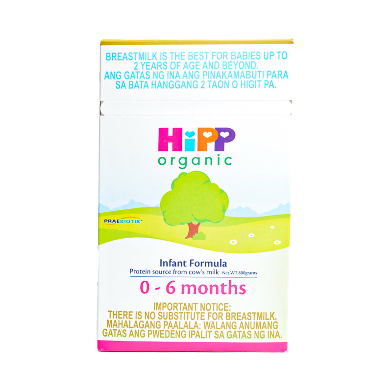 Hipp Organic Infant Formula 0-6 Months 800g