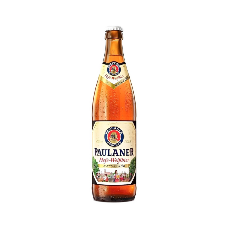 Paulaner Beer Hefe Weibbier Naturtrub Bottle 500ml