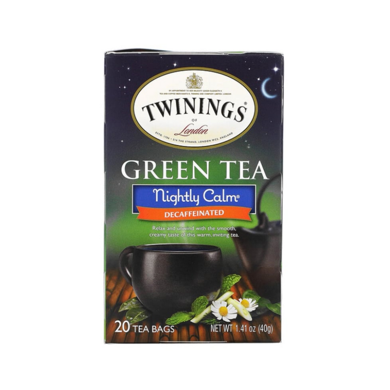 Twinings Green Tea Nightly Calm Decaffeinated 40g
