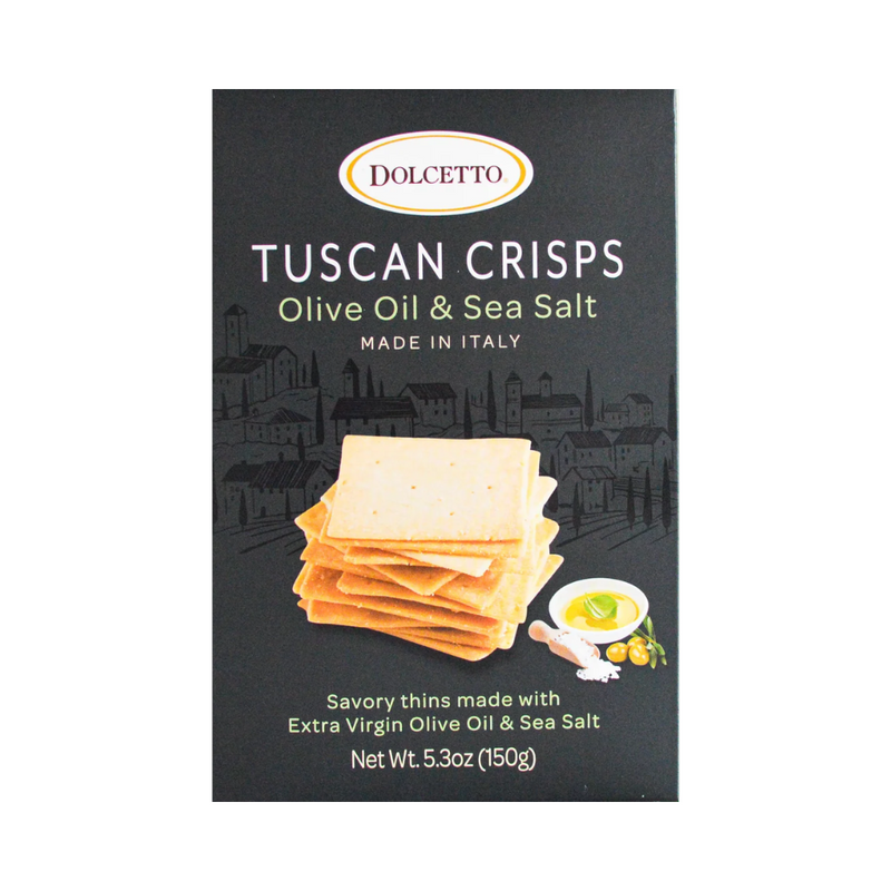 Dolcetto Tuscan Crisps Olive Oil And Sea Salt 150g