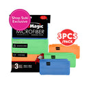 MicroMagic MicroFiber Cleaning Towel 30cm x 30cm 3's