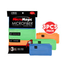 MicroMagic MicroFiber Cleaning Towel 30cm x 30cm 3's