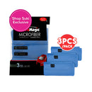 MicroMagic MicroFiber Cleaning Towel 30cm x 30cm 3's