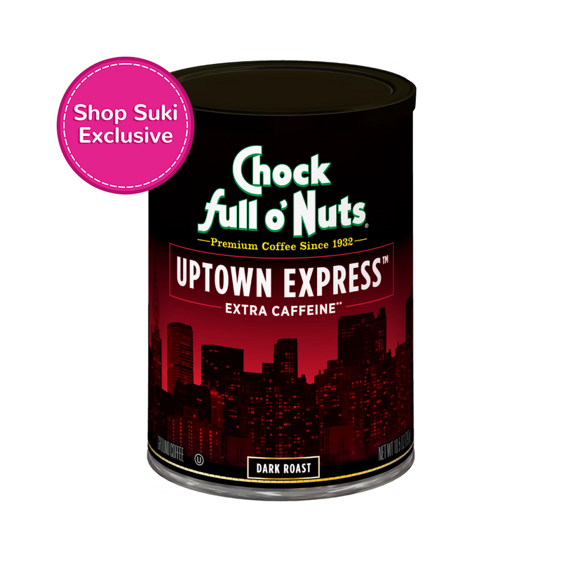 Chock Full O' Nuts Uptown Express Extra Caffeine Dark Roast 297g (10.5oz)