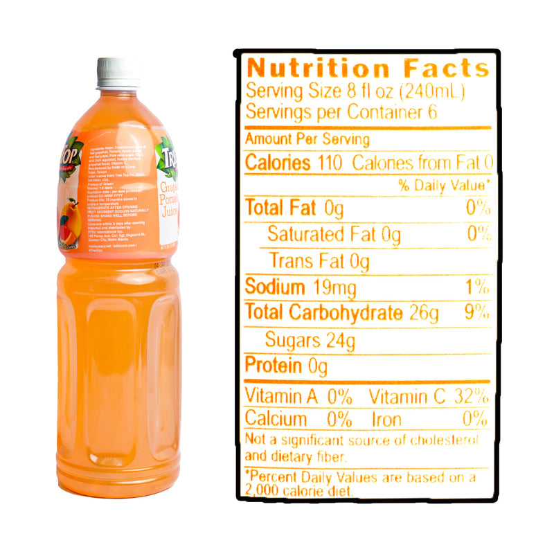 Treetop 100 percent Fruit Juice Grapefruit Pomelo 1.5L