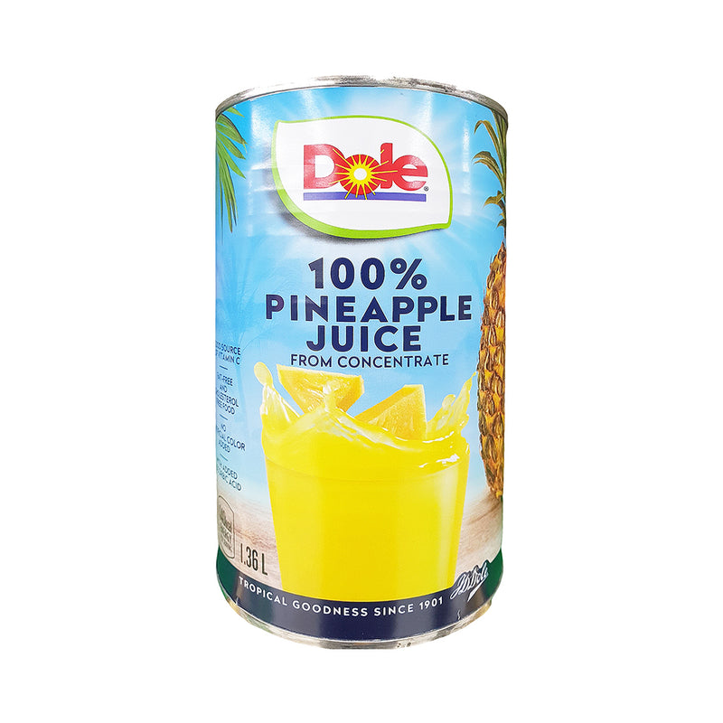 Dole 100% Pineapple Juice 1.36L (46oz)