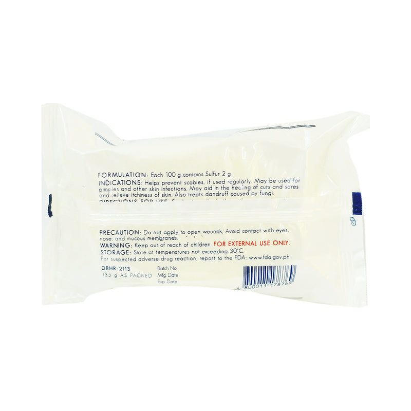 Dr. S. Wong's Sulfur Soap With Moisturizer 135g