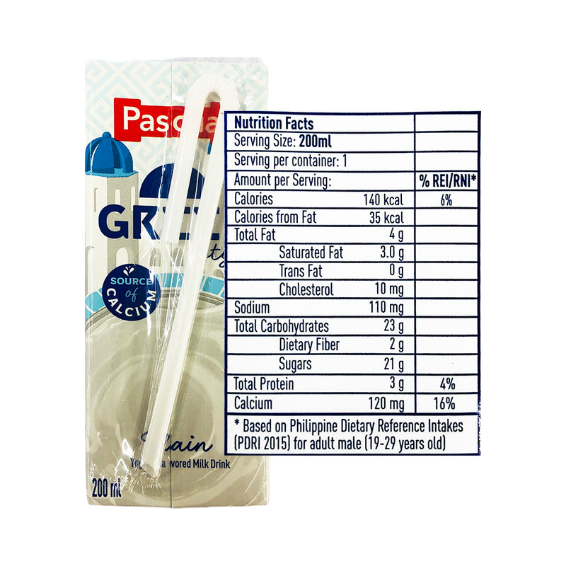 Pascual Greek Style Yogurt Milk 200ml