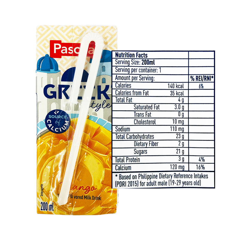Pascual Greek Style Yogurt Milk 200ml